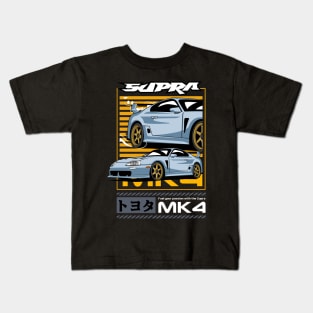 Supra MK4 Automotive Art Kids T-Shirt